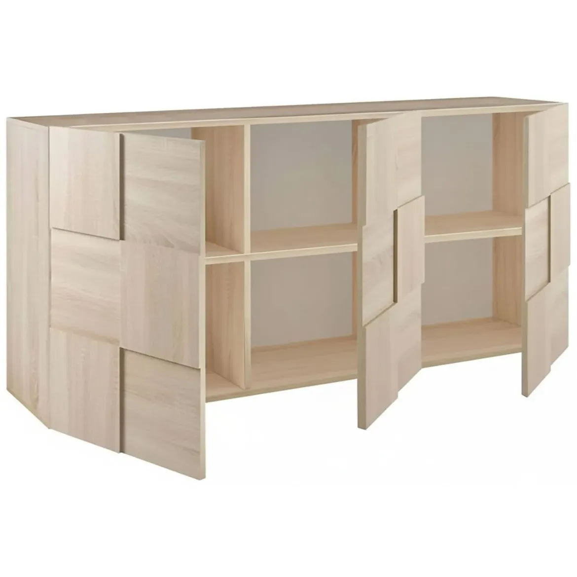 Credenza rovere 181x43x84h cm 3 ante - Ulysses