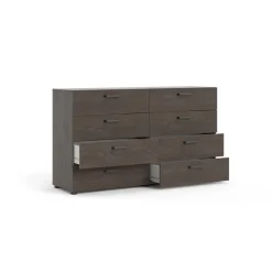 Credenza rovere 140x40x81h cm 8 cassetti - Acetosella