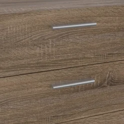 Credenza rovere 140x40x81h cm 8 cassetti - Urduja