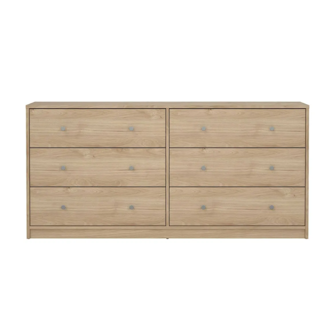 Credenza rovere 143x30x68h cm 6 cassetti - Rick