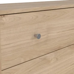 Credenza rovere 143x30x68h cm 6 cassetti - Rick