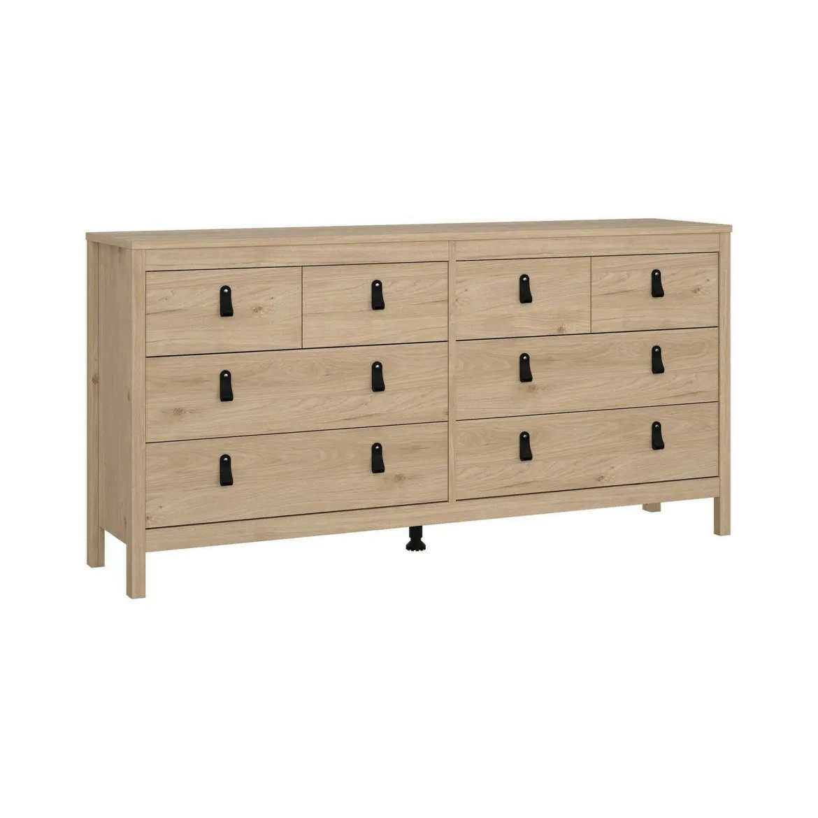 Credenza rovere 159x38x79h cm 8 cassetti - Kovsova