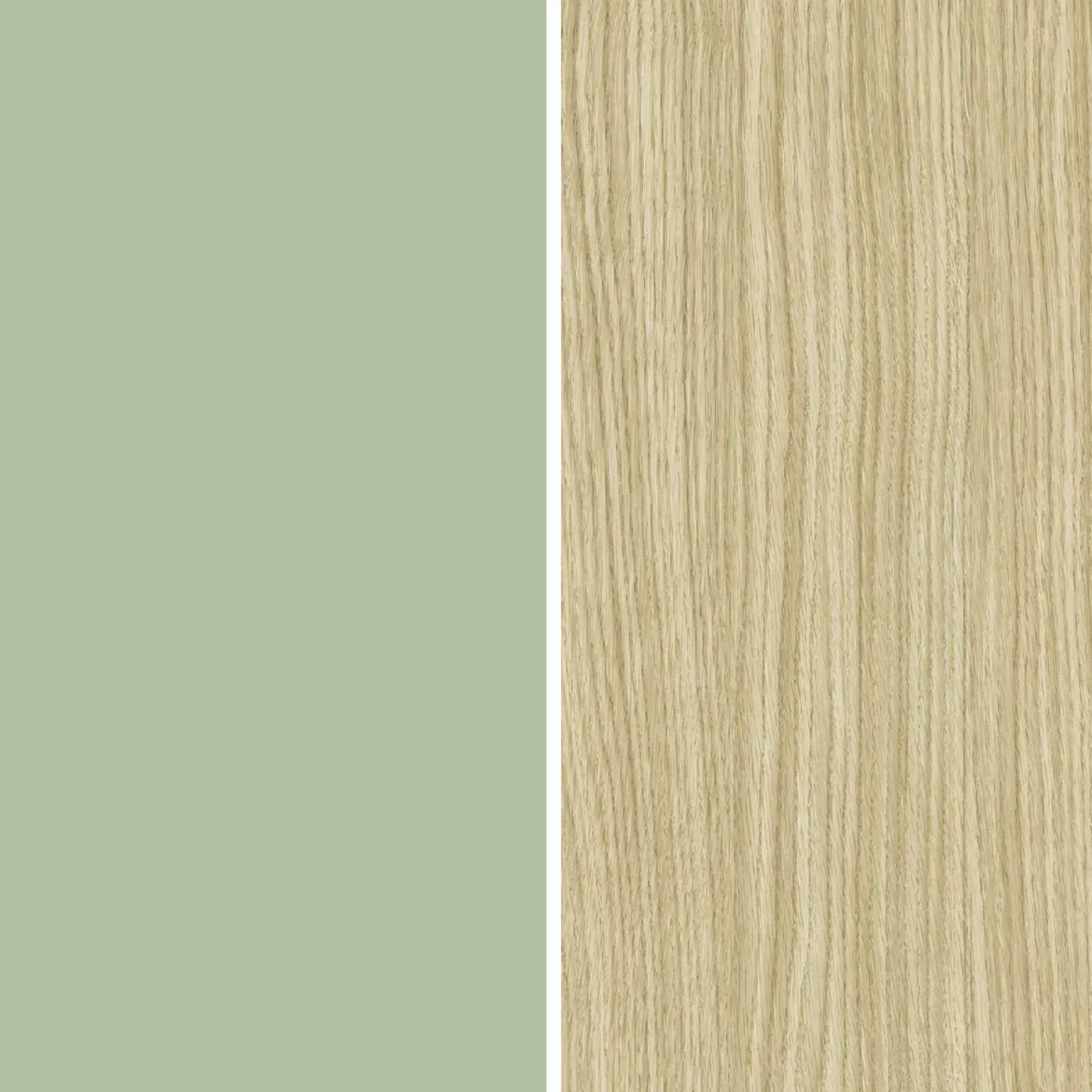 Credenza Verde 3 Ripiani Apertura Battente, a Ribalta 200x45x85.5h cm, 5 Ante - Pulfero