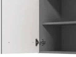 Cucina Bianco Grigio 2 Cassetti 9 Ripiani, 10 Ante - Zambana