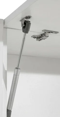Cucina Bianco Lucido Marrone Rovere un Cassetto 13 Ripiani, Modulabile Made in Italy - Fonti