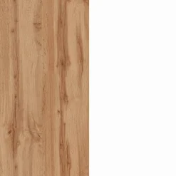 Cucina Bianco Lucido Marrone Rovere un Cassetto 19 Ripiani, Modulabile Made in Italy - Attimis