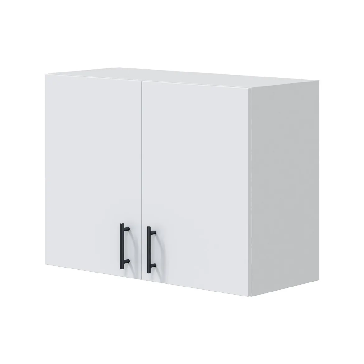 Cucina Bianco Marrone Rovere un Cassetto 7 Ripiani, Apertura Battente, Scorrevole - Velvenia