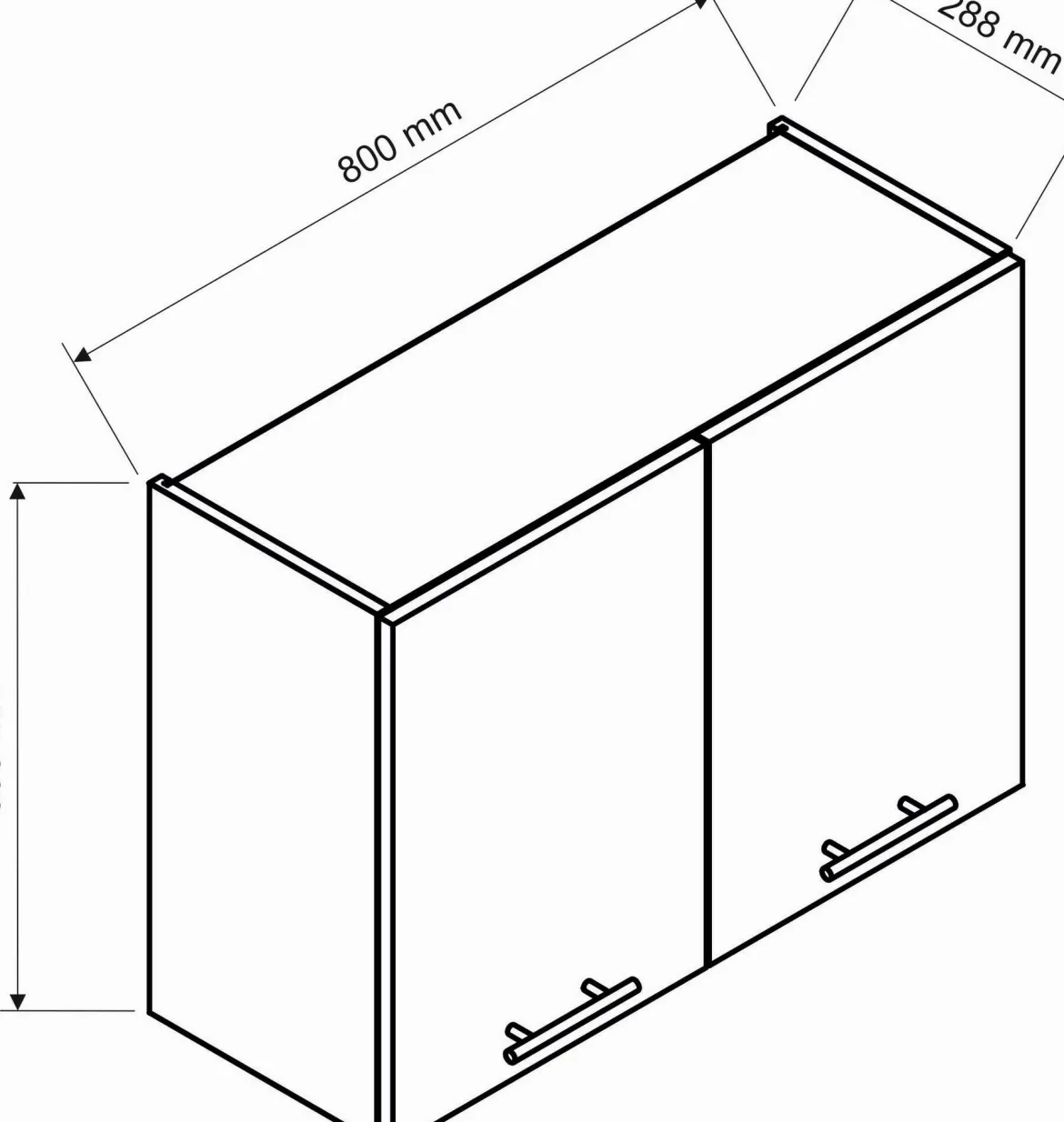 Cucina Marrone Rovere Nodi Modulabile un Cassetto, un Ripiano - Sora