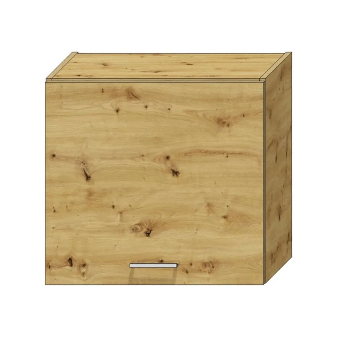 Cucina Marrone Rovere Nodi un Ripiano Modulabile, un Cassetto - Camerino
