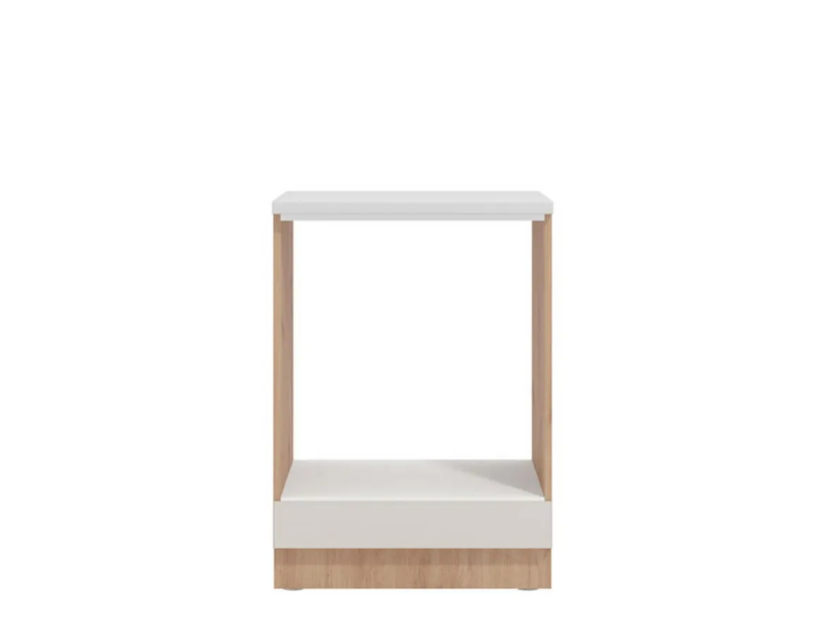 Dispensa da Cucina Beige Marrone Rovere Nodi un Cassetto 2 Ripiani 60x56.5x82h cm, un Vano - Saracena