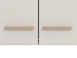 Dispensa da Cucina Beige Marrone Rovere Nodi un Ripiano 2 Ante 60x31x56h cm, 2 Vani - Saracena