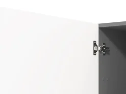Dispensa da Cucina Bianco Grigio un Cassetto 2 Ripiani 55x60x82h cm, Apertura Scorrevole - Moiolaaa