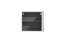 Dispensa da Cucina Grigio un Cassetto un Ripiano 60x30x57h cm, 2 Vani - Moiola