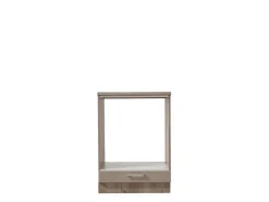 Dispensa da Cucina Marrone Rovere Nodi Beige un Cassetto 2 Ripiani 60x56.5x82h cm, un Vano - Volvera