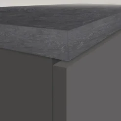 Dispensa multiuso 2 ante 30x165h cm antracite e ardesia - Atrax