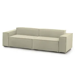 Divano angolare beige 260x95x70h cm - Argo
