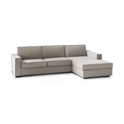 Divano angolare tortora 280x95x90h cm - Ametrino