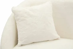Divano classico bianco e oro 137x69x79h cm - Pittari