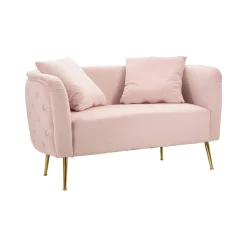 Divano classico rosa 127x74x71h cm - Cappa