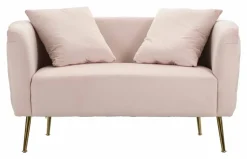 Divano classico rosa 127x74x71h cm - Cappa
