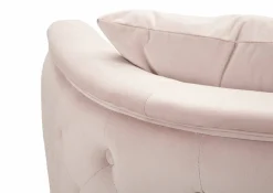 Divano classico rosa 127x74x71h cm - Cappa