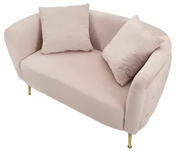 Divano classico rosa 127x74x71h cm - Cappa