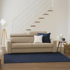 Divano con braccioli beige 160x95x85h cm - Nukualofa
