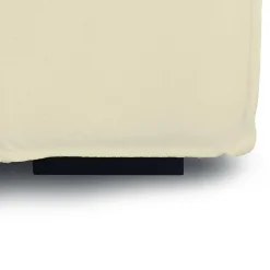 Divano con braccioli beige 300x170x70h cm - Ananas