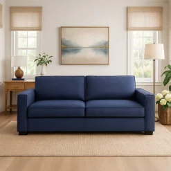 Divano contenitore blu 160x95x90h cm - Aglientu