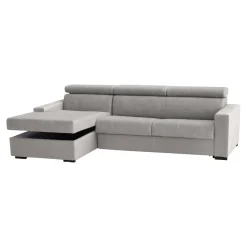 Divano contenitore grigio 260x95x85h cm - Aryaly