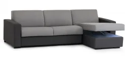 Divano contenitore grigio 280x95x90h cm - Ametrino