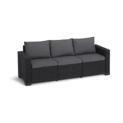 Divano da esterno Melfort, 198x68 h72 cm, Antracite