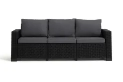 Divano da esterno Melfort, 198x68 h72 cm, Antracite