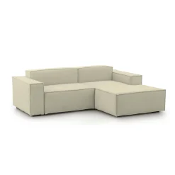 Divano design beige 240x170x70h cm - Ameli