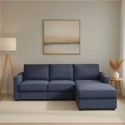 Divano design blu 280x95x90h cm - Ametrino