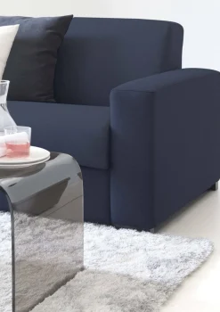 Divano design blu 200x95x90h cm - Azier