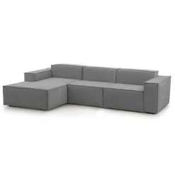 Divano design grigio 300x170x70h cm - Alganibra