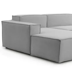 Divano design grigio 300x170x70h cm - Alganibra