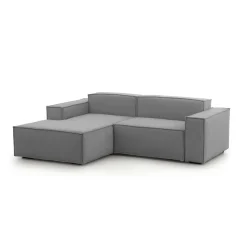 Divano design grigio 240x170x70h cm - Assurte