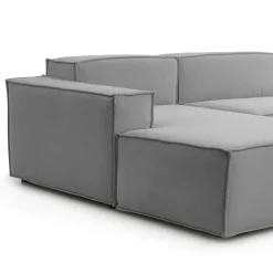 Divano design grigio 240x170x70h cm - Assurte