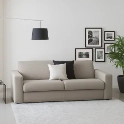 Divano design tortora 200x95x90h cm - Azier