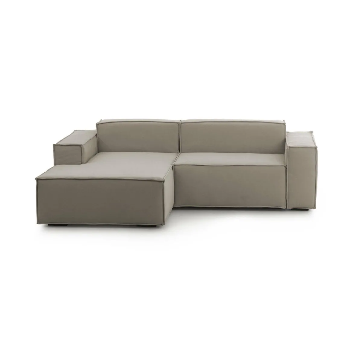 Divano design tortora 240x170x70h cm - Assurte