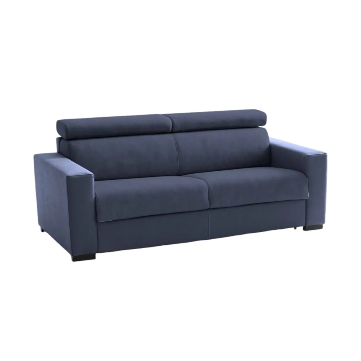 Divano elegante blu 160x95x85h cm - Nukualofa