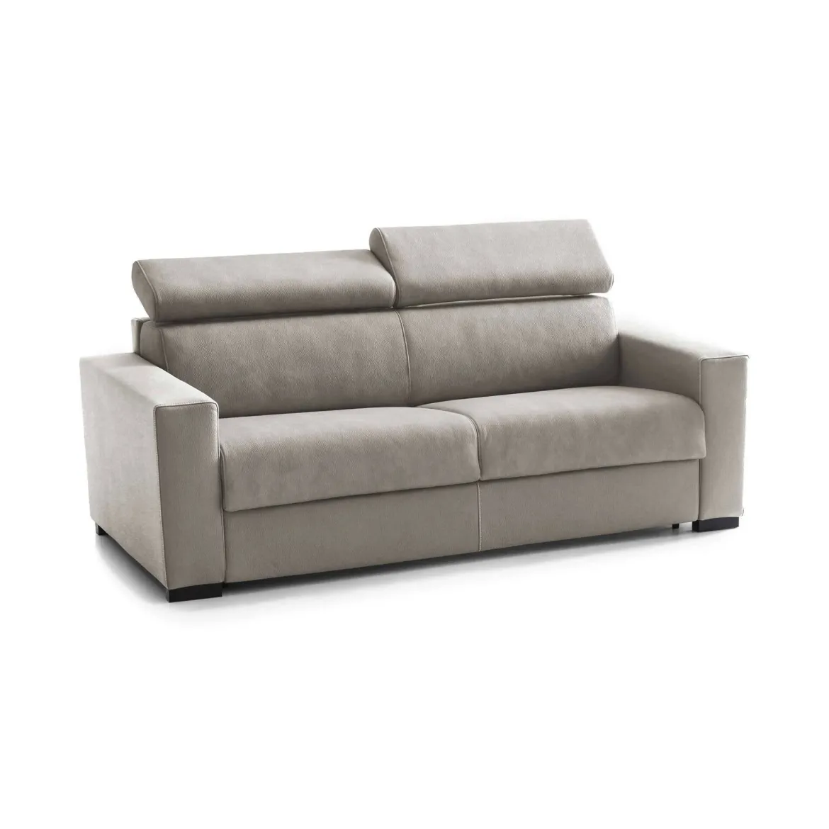 Divano elegante tortora 180x95x90h cm - Arki