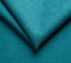 Divano Fisso 3 Posti Azzurro Sfoderabile Lavabile 225x95 cm, Braccioli Made in Italy - Giffone