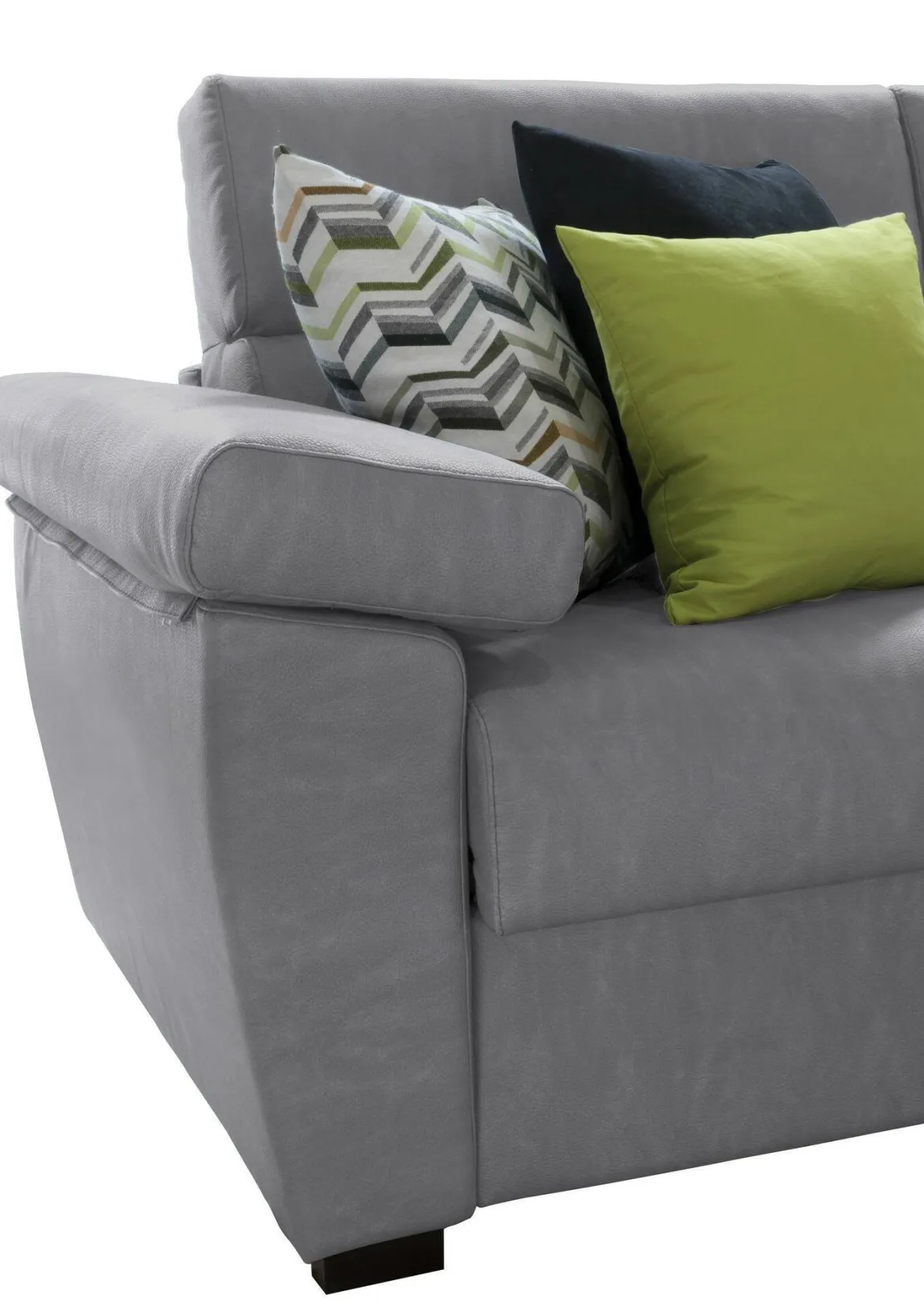 Divano Fisso 2 Posti Grigio Sfoderabile Idrorepellente 200x95x100h cm, Lavabile Made in Italy - Letino