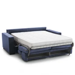 Divano letto apertura girevole blu 160x95cm - Alinia