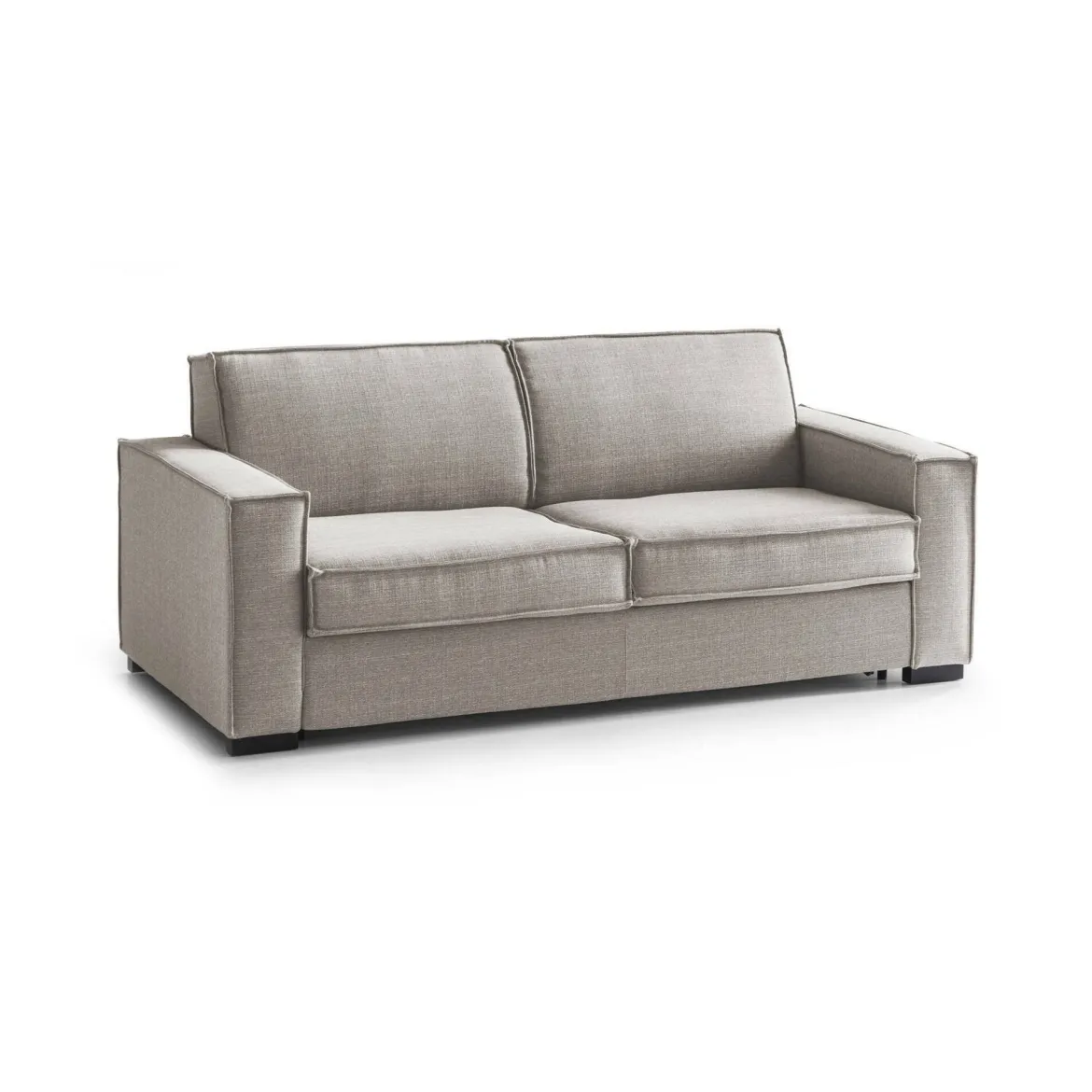 Divano letto apertura girevole tortora 200x95cm - Amapola