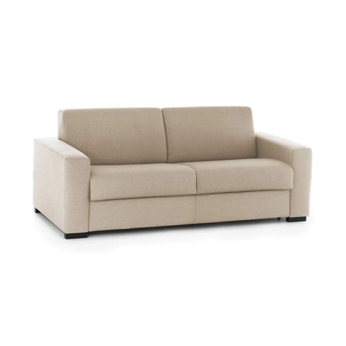 Divano letto certificato beige 180x95cm - Asimi
