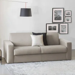 Divano letto classico tortora 180x95cm - Akito